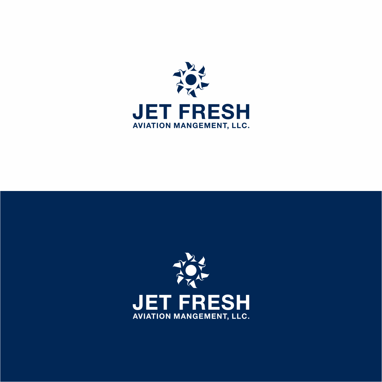Logo Design by Kaze56 for Jet Fresh Aviation Management, LLC.  | Design #30346751