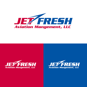 Logo Design by M Art & Design for Jet Fresh Aviation Management, LLC.  | Design: #30340875