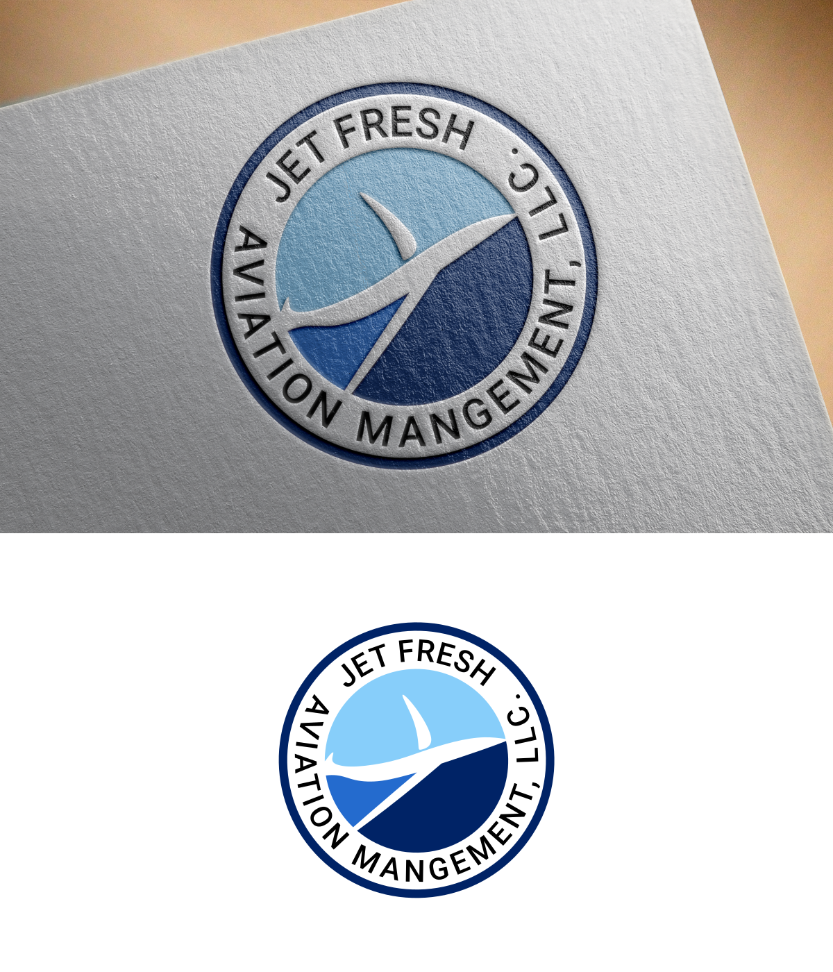 Logo Design by design.bb for Jet Fresh Aviation Management, LLC.  | Design #30340508
