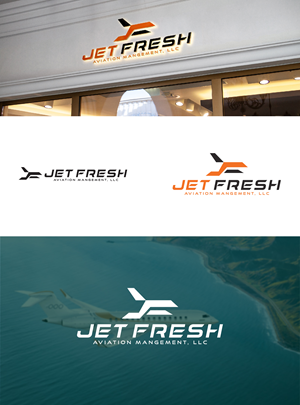 Logo Design by AL-BARAKAH for Jet Fresh Aviation Management, LLC.  | Design: #30361580