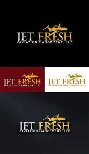 Logo Design by Imran_me for Jet Fresh Aviation Management, LLC.  | Design: #30350731