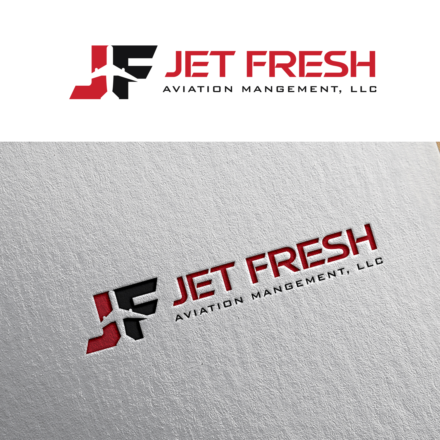 Logo Design by EnaGraph for Jet Fresh Aviation Management, LLC.  | Design #30344693