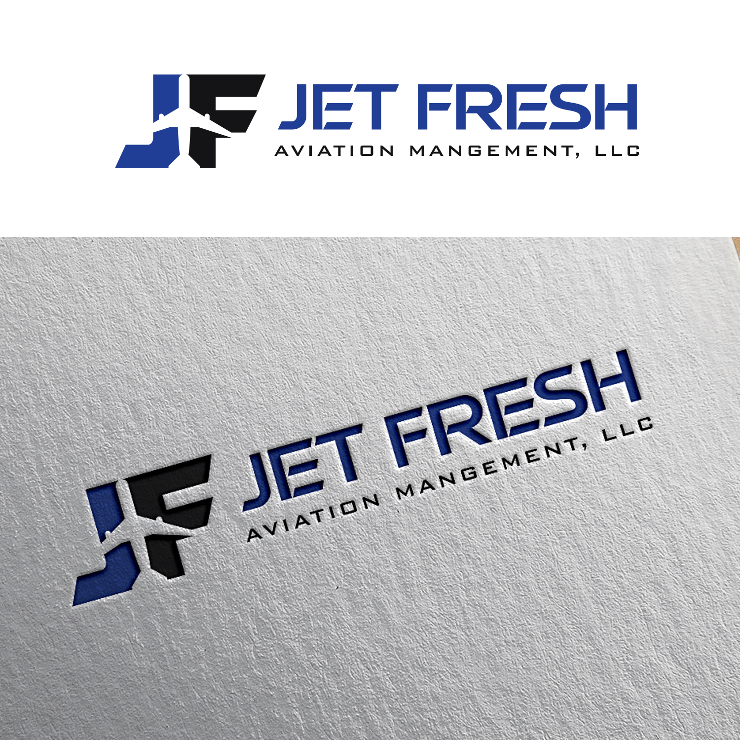 Logo Design by EnaGraph for Jet Fresh Aviation Management, LLC.  | Design #30361485