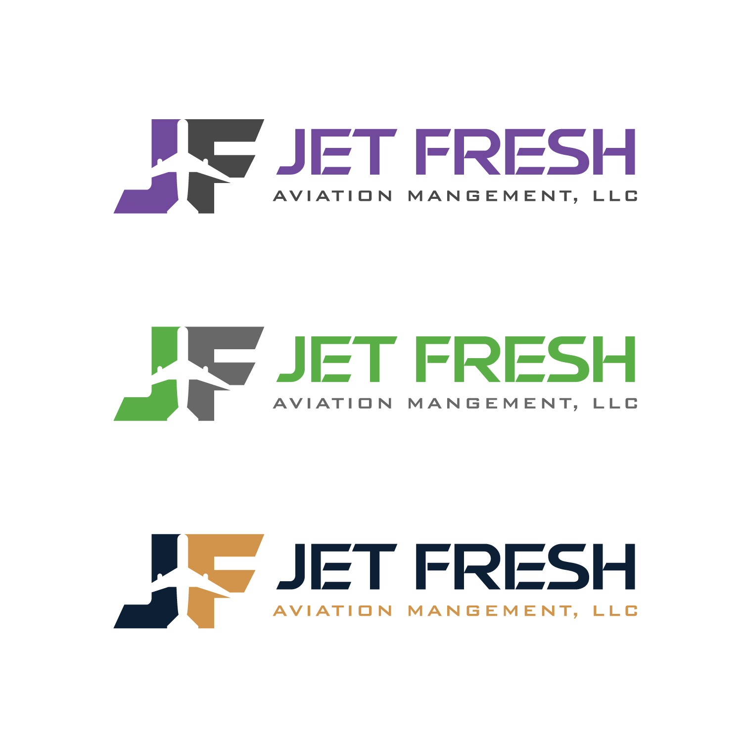 Design de Logo par EnaGraph pour Jet Fresh Aviation Management, LLC.  | Design #30361582
