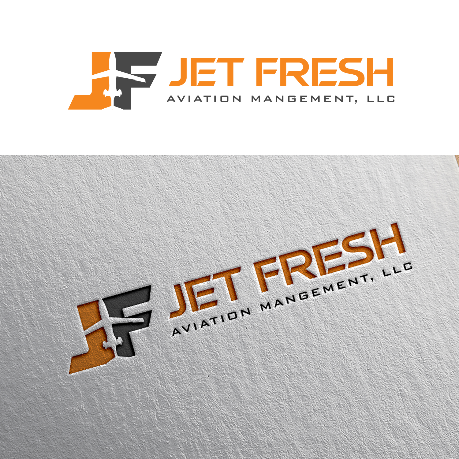 Logo Design by EnaGraph for Jet Fresh Aviation Management, LLC.  | Design #30364138