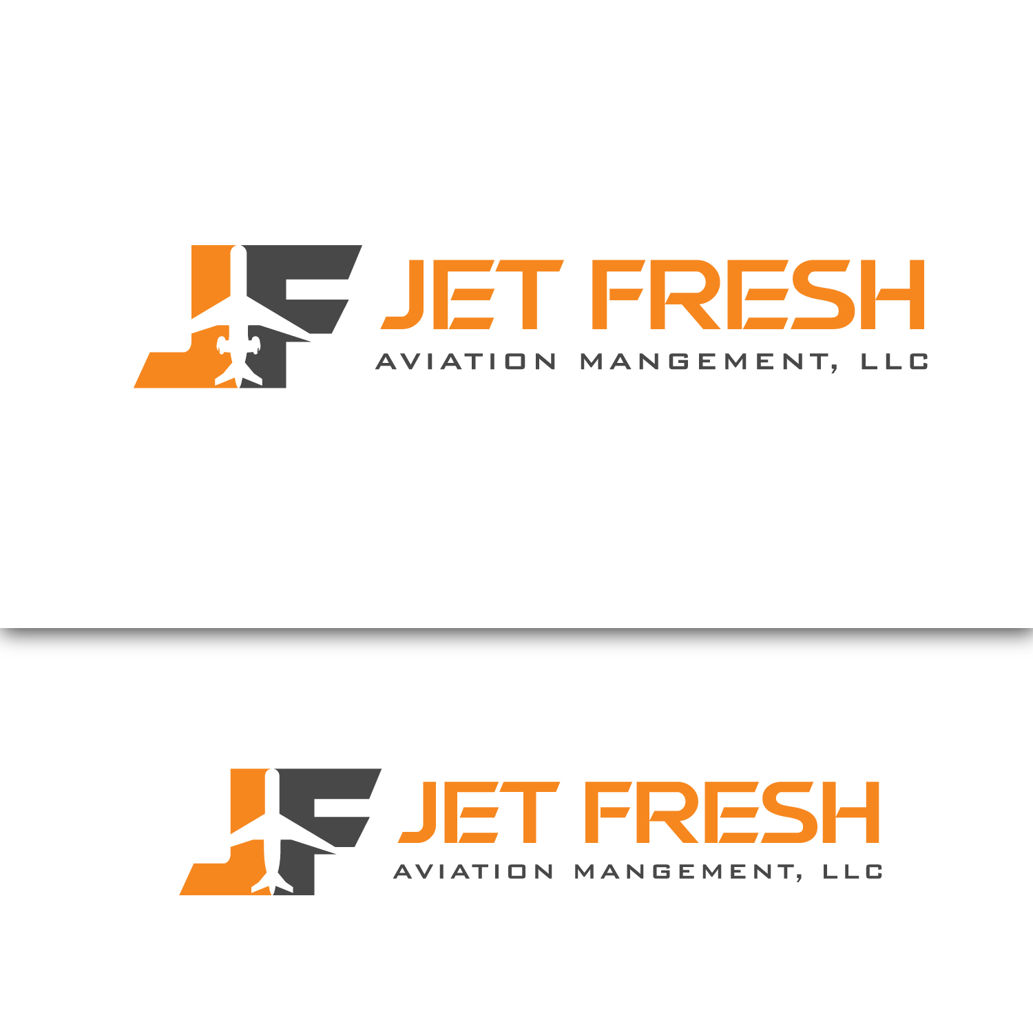 Logo-Design von EnaGraph für Jet Fresh Aviation Management, LLC.  | Design #30369436