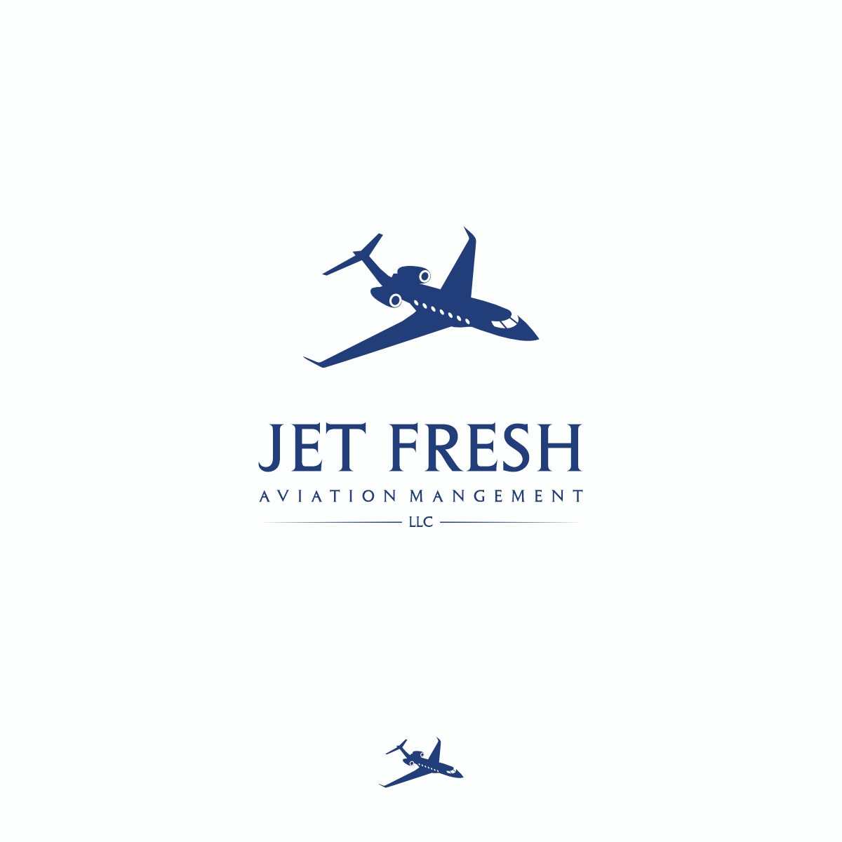 Logo Design by Ashani Bhattacharya for Jet Fresh Aviation Management, LLC.  | Design #30344645