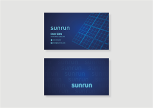 Design de Carte de Visite par MarkoE pour Sunrun | Design : #30341861