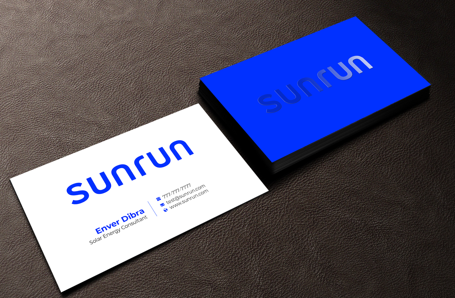 Design de Carte de Visite par Graphixpointt pour Sunrun | Design #30341832