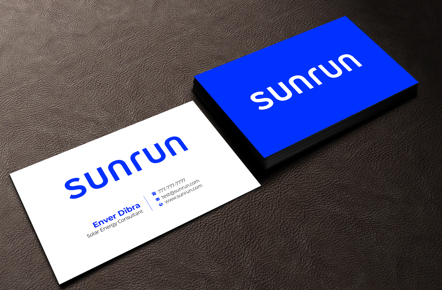 Design de Carte de Visite par Graphixpointt pour Sunrun | Design #30341833