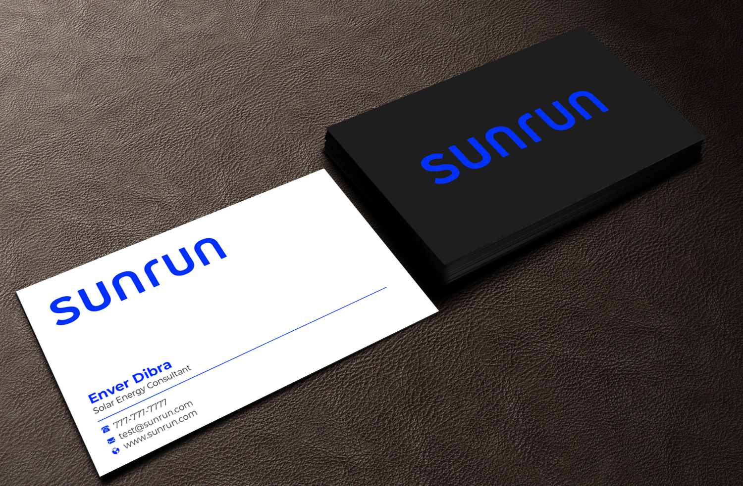 Design de Carte de Visite par Graphixpointt pour Sunrun | Design #30341834