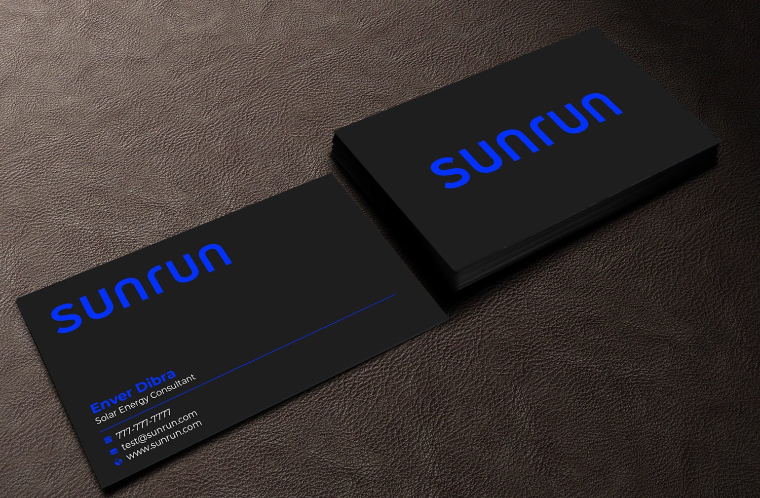 Business Card Design by Graphixpointt for Sunrun | Design #30341836