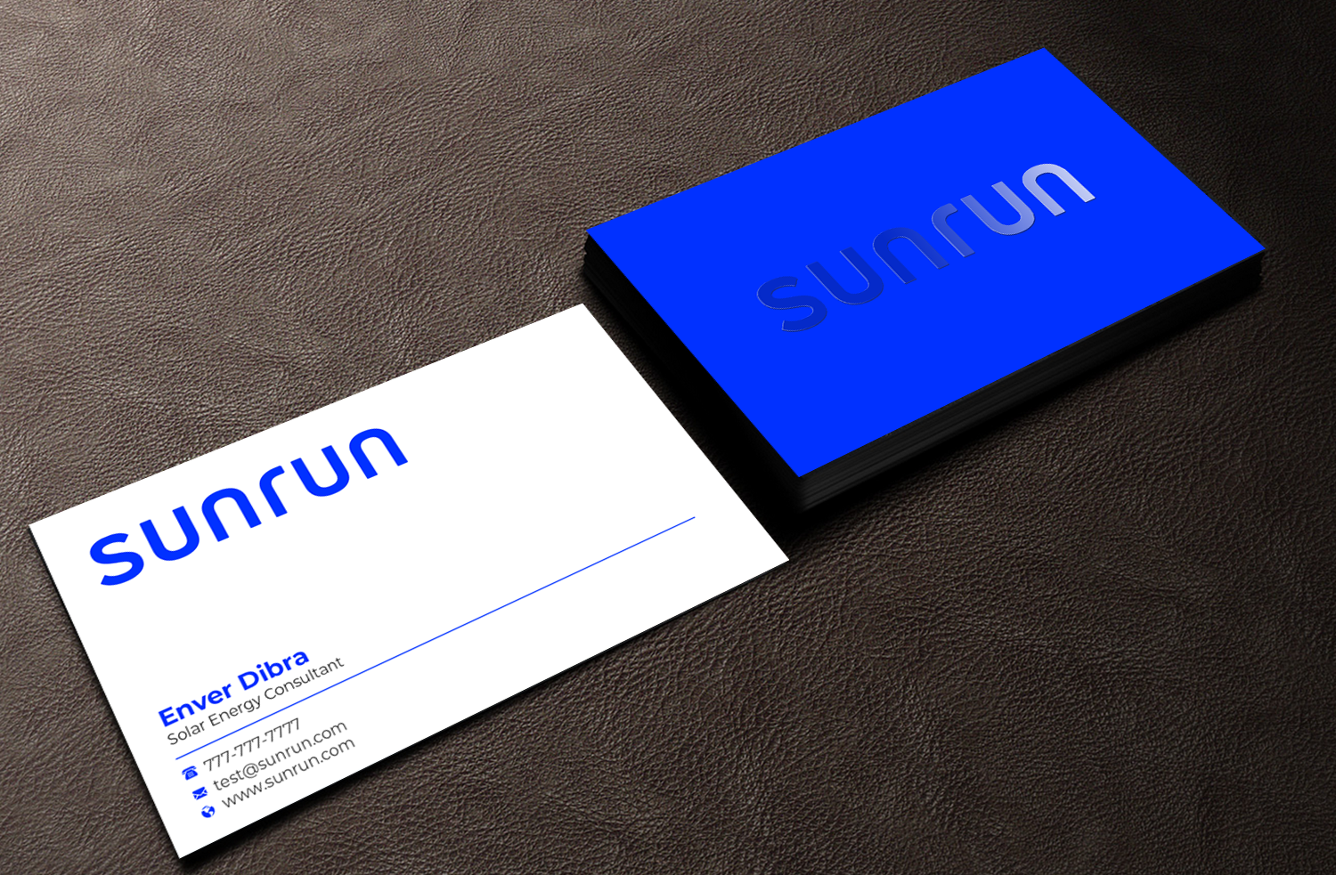 Design de Carte de Visite par Graphixpointt pour Sunrun | Design #30341839