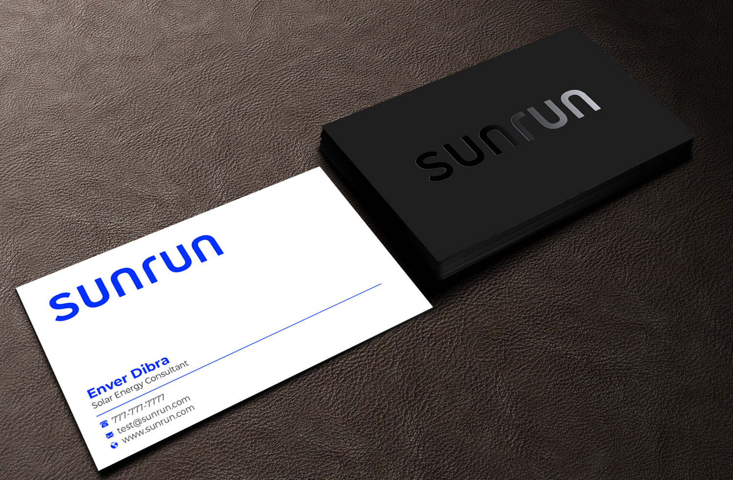 Design de Carte de Visite par Graphixpointt pour Sunrun | Design #30341840