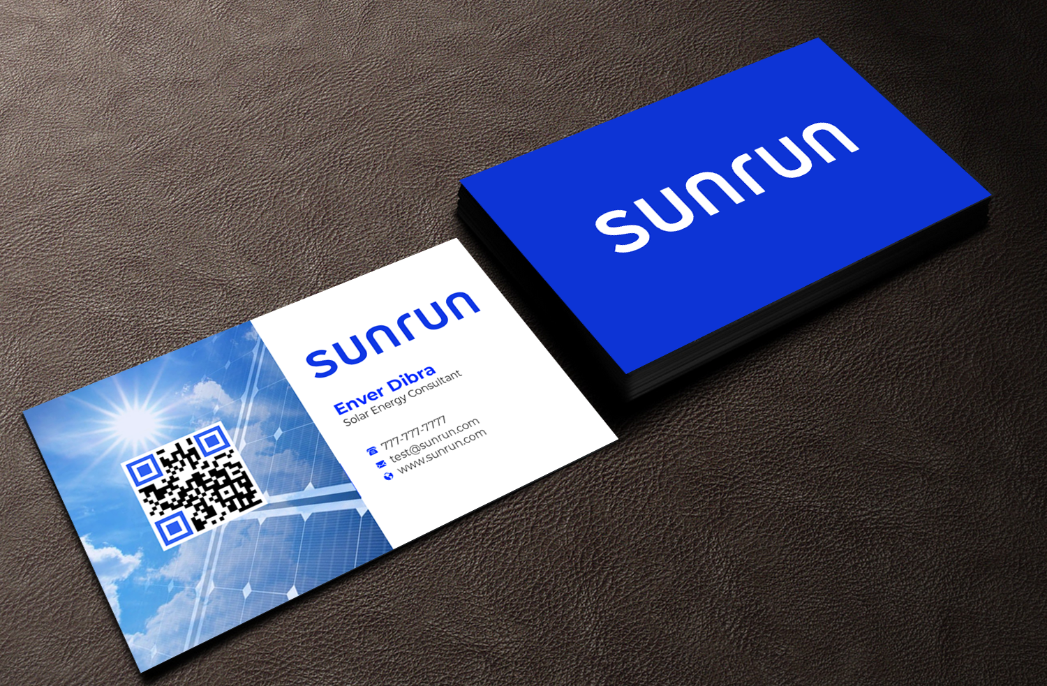 Design de Carte de Visite par Graphixpointt pour Sunrun | Design #30341916