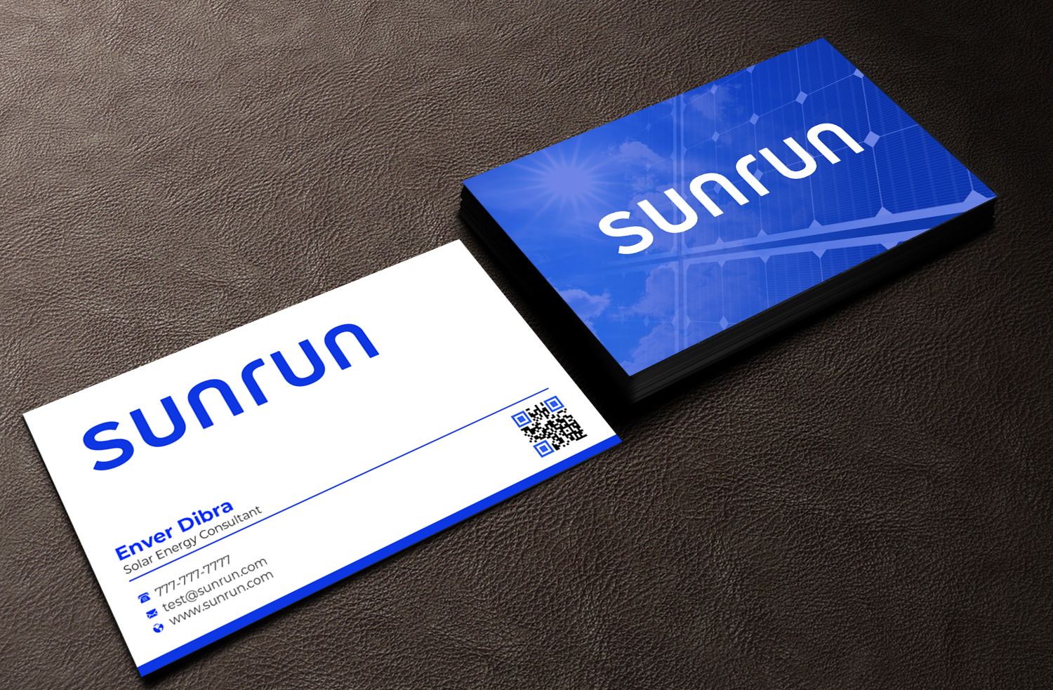 Business Card Design by Graphixpointt for Sunrun | Design #30341953
