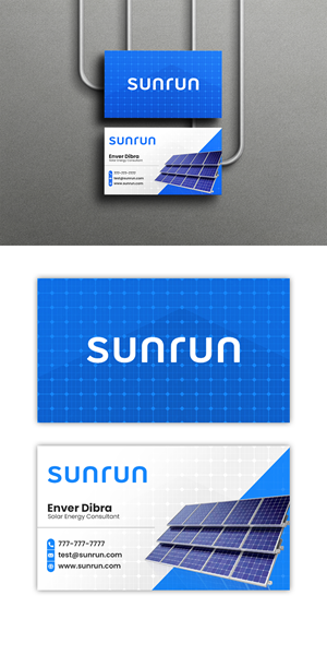 Business Card Design by debdesign for Sunrun | Design: #30344437