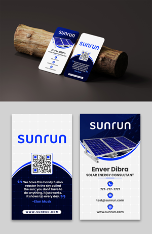 Business Card Design by debdesign for Sunrun | Design: #30344917