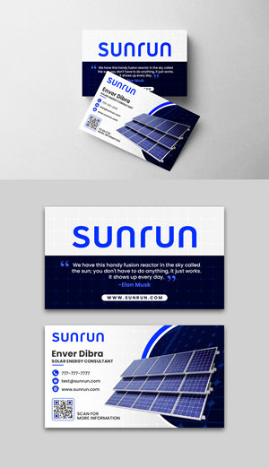Business Card Design by debdesign for Sunrun | Design: #30344918