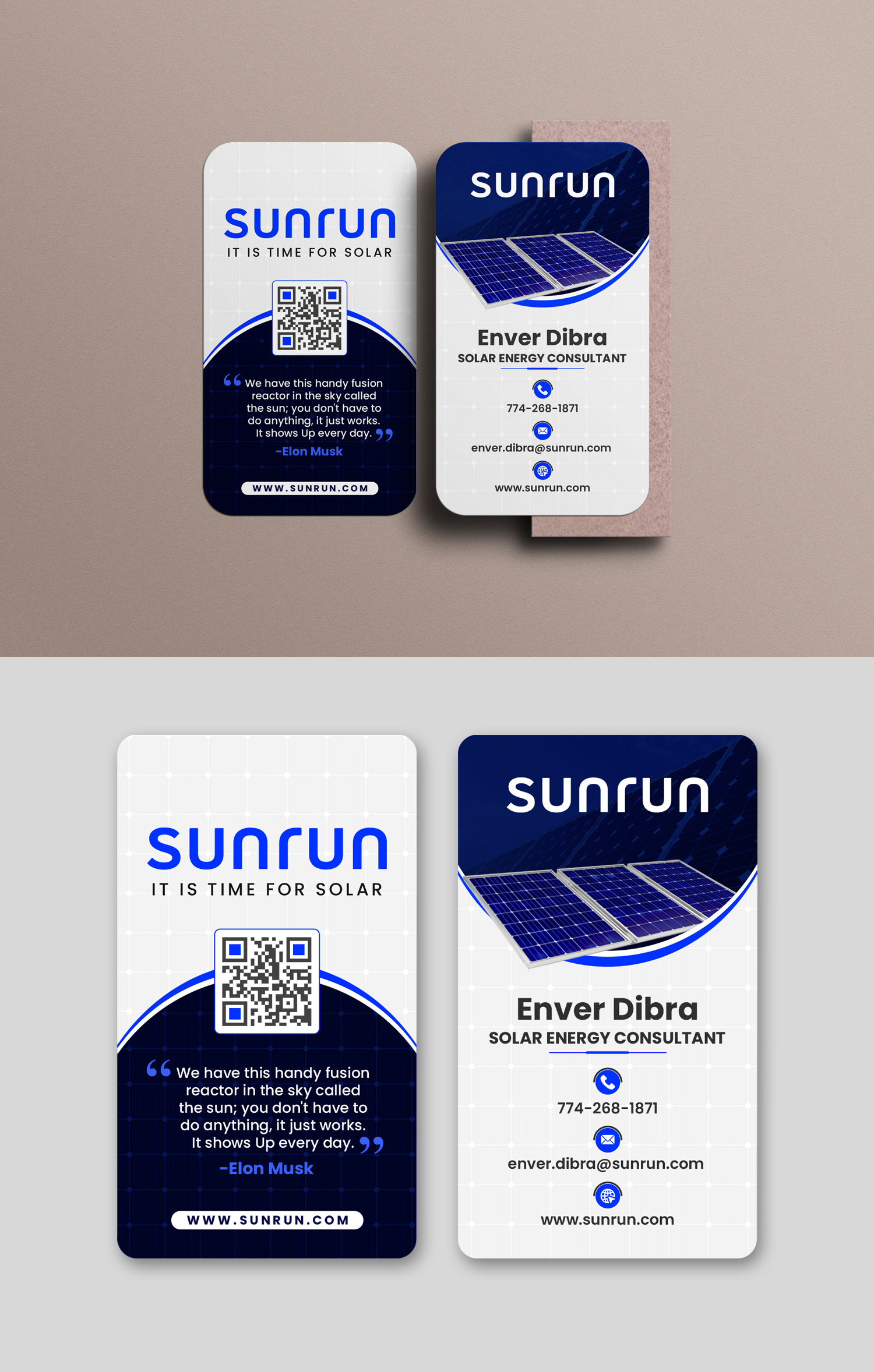 Business Card Design by debdesign for Sunrun | Design #30352387