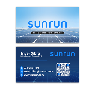 Business Card Design by debdesign for Sunrun | Design: #30352541
