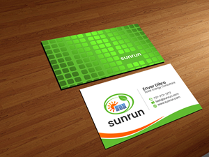 Design de Carte de Visite par Creations Box 2015 pour Sunrun | Design : #30346288