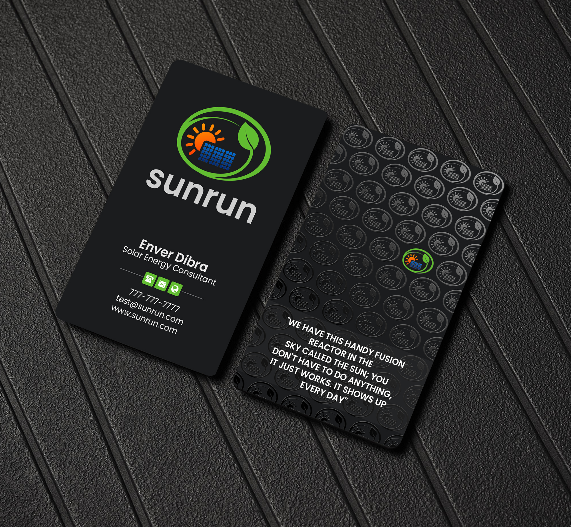 Business Card Design by Creations Box 2015 for Sunrun | Design #30346293