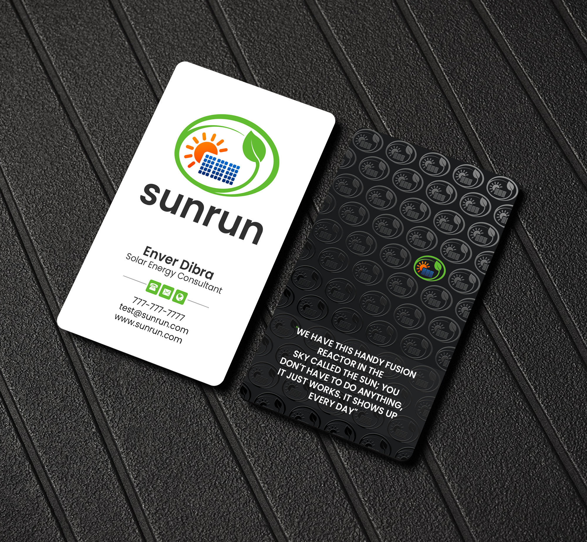 Business Card Design by Creations Box 2015 for Sunrun | Design #30346294