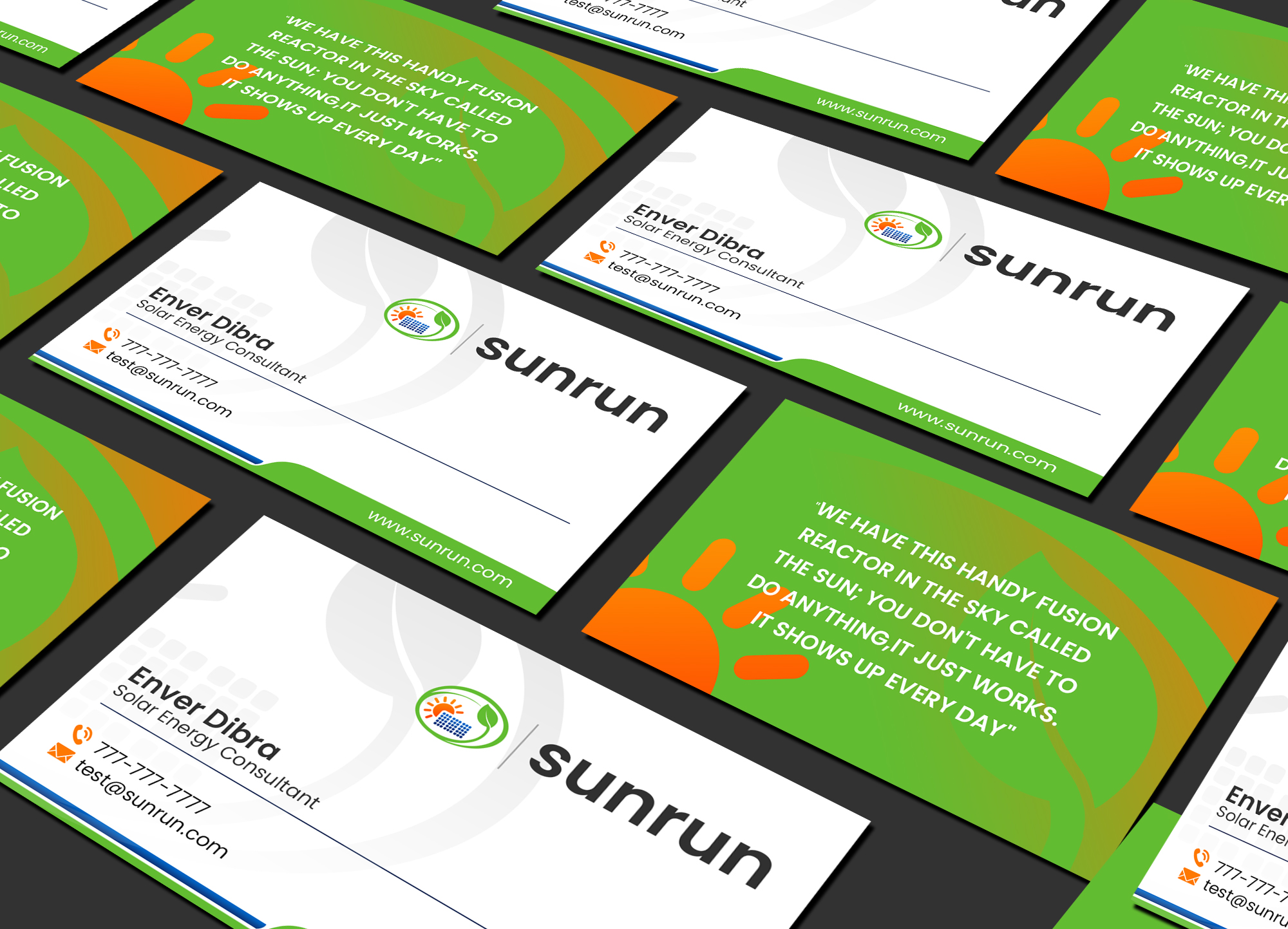 Design de Carte de Visite par Creations Box 2015 pour Sunrun | Design #30346297