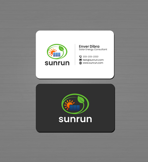 Business Card Design by Creations Box 2015 for Sunrun | Design: #30346301