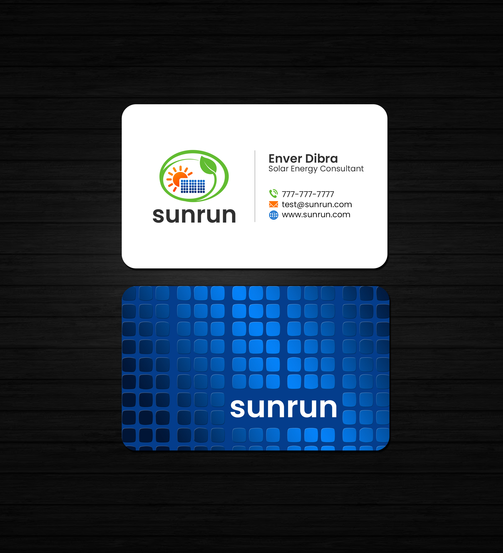 Business Card Design by Creations Box 2015 for Sunrun | Design #30346304
