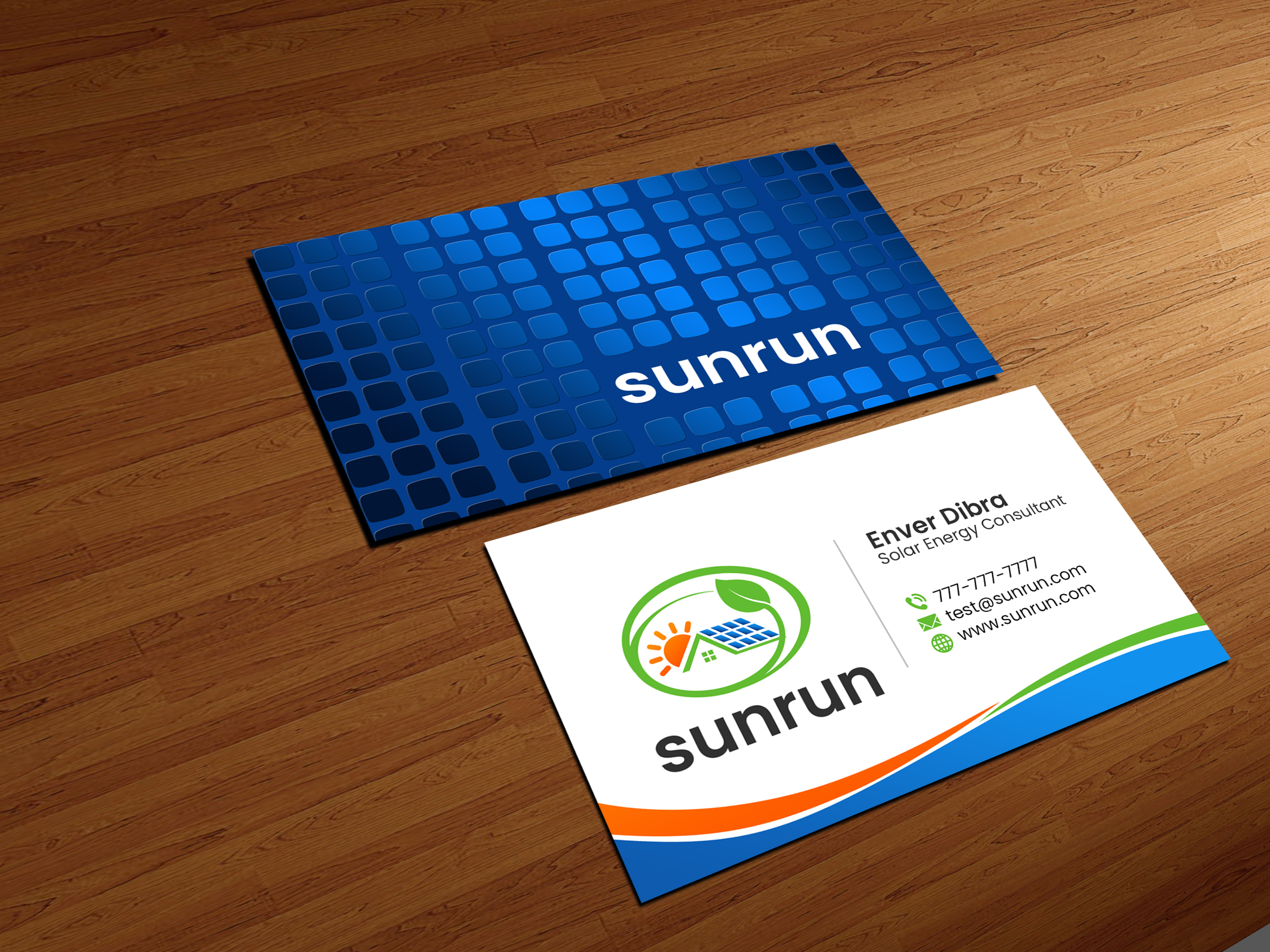 Design de Carte de Visite par Creations Box 2015 pour Sunrun | Design #30346787