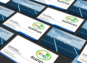 Business Card Design by Creations Box 2015 for Sunrun | Design: #30346790
