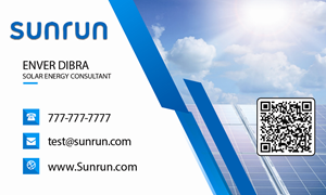 Business Card Design by Next Empire for Sunrun | Design #30346522