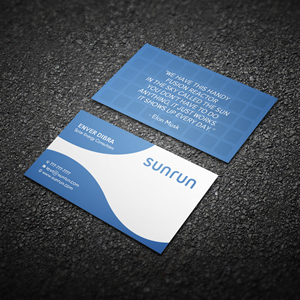 Design de Carte de Visite par Bikash Das pour Sunrun | Design : #30345440
