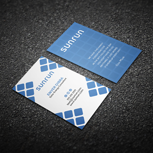 Business Card Design by Bikash Das for Sunrun | Design #30346486