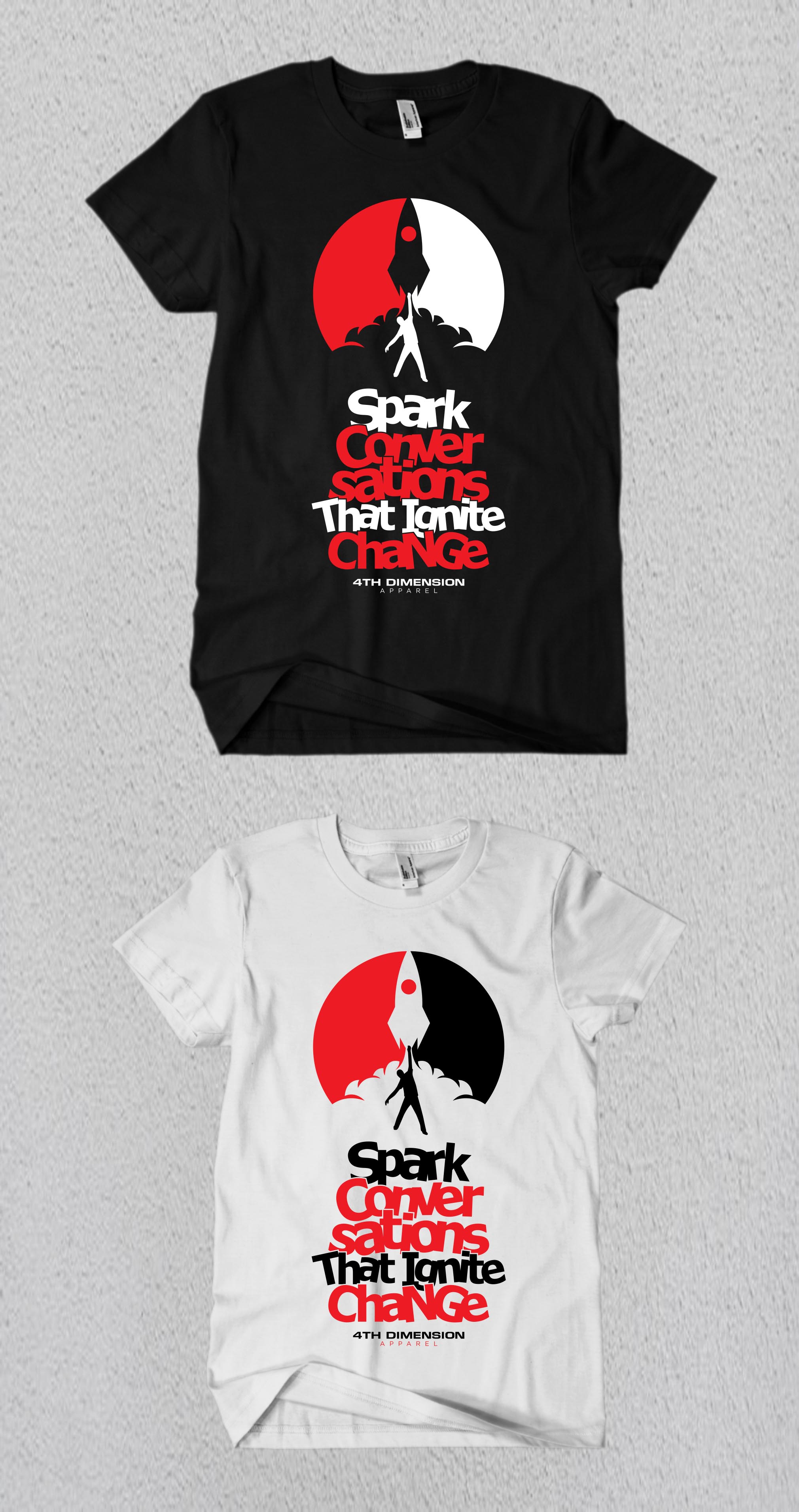 T-shirt Design by Rheanza for 4th Dimension Apparel | Design #30358823