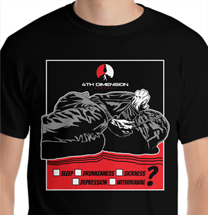 T-shirt Design by Yakuza20 for 4th Dimension Apparel | Design: #30382073