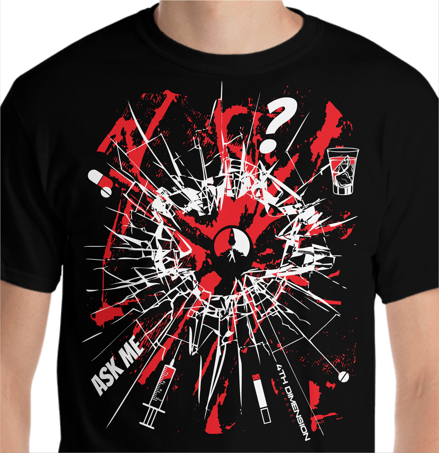 T-shirt Design by Yakuza20 for 4th Dimension Apparel | Design #30384174