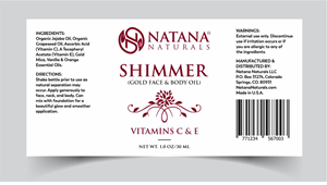 Label Design by SAMPA DUARI for Natana Naturals | Design: #30342587