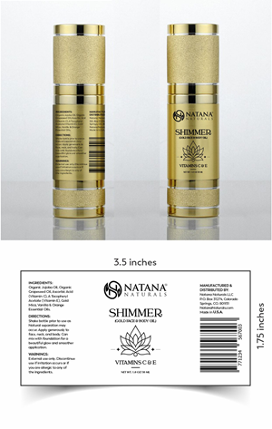Label Design by SAMPA DUARI for Natana Naturals | Design: #30384055