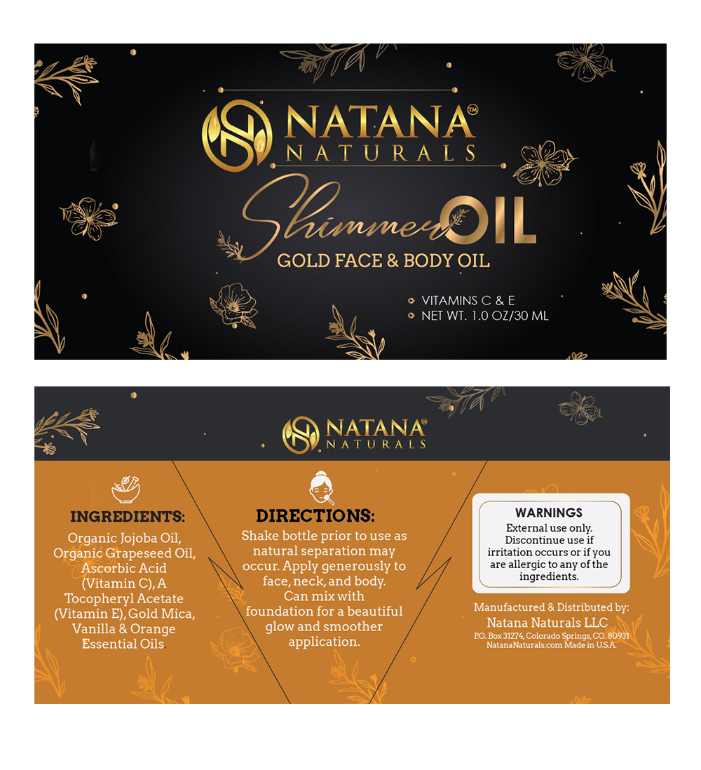 Label Design by ManjulaART for Natana Naturals | Design #30347513