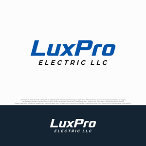 Logo Design by Erzan Design for LuxPro Electric | Design: #30349150