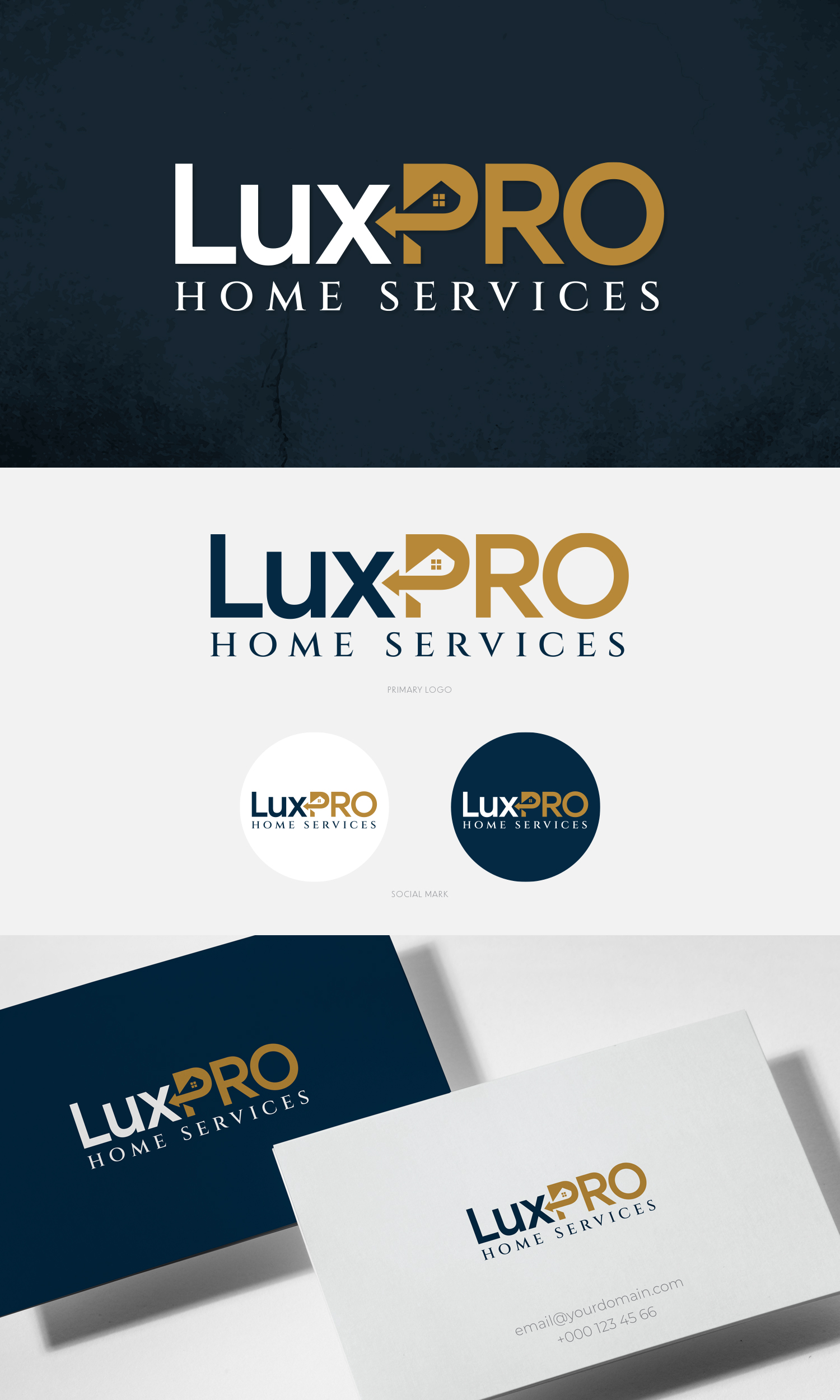 Logo Design by designbysy for LuxPro Electric | Design #30373982