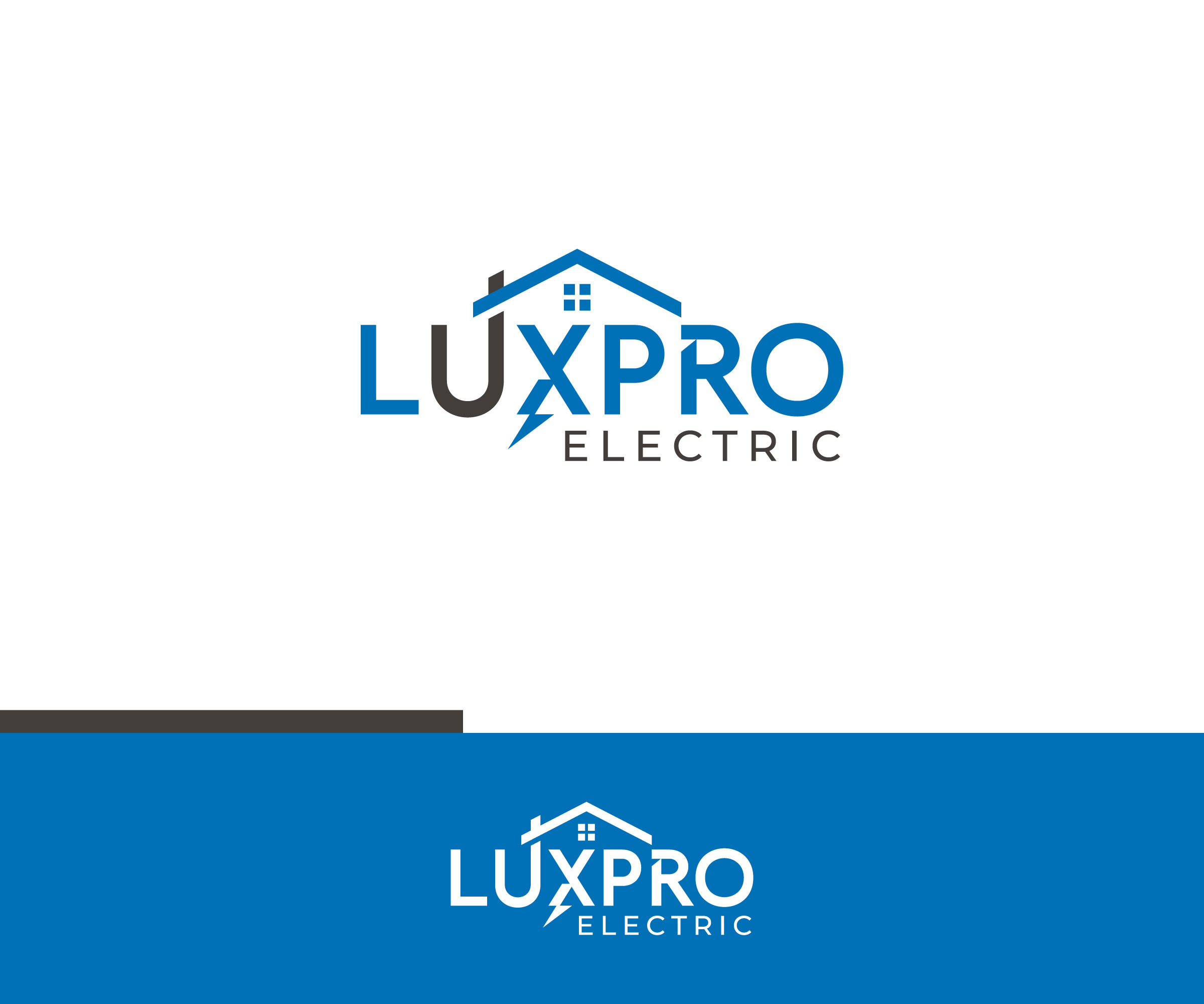 Logo Design by ecorokerz for LuxPro Electric | Design #30344661