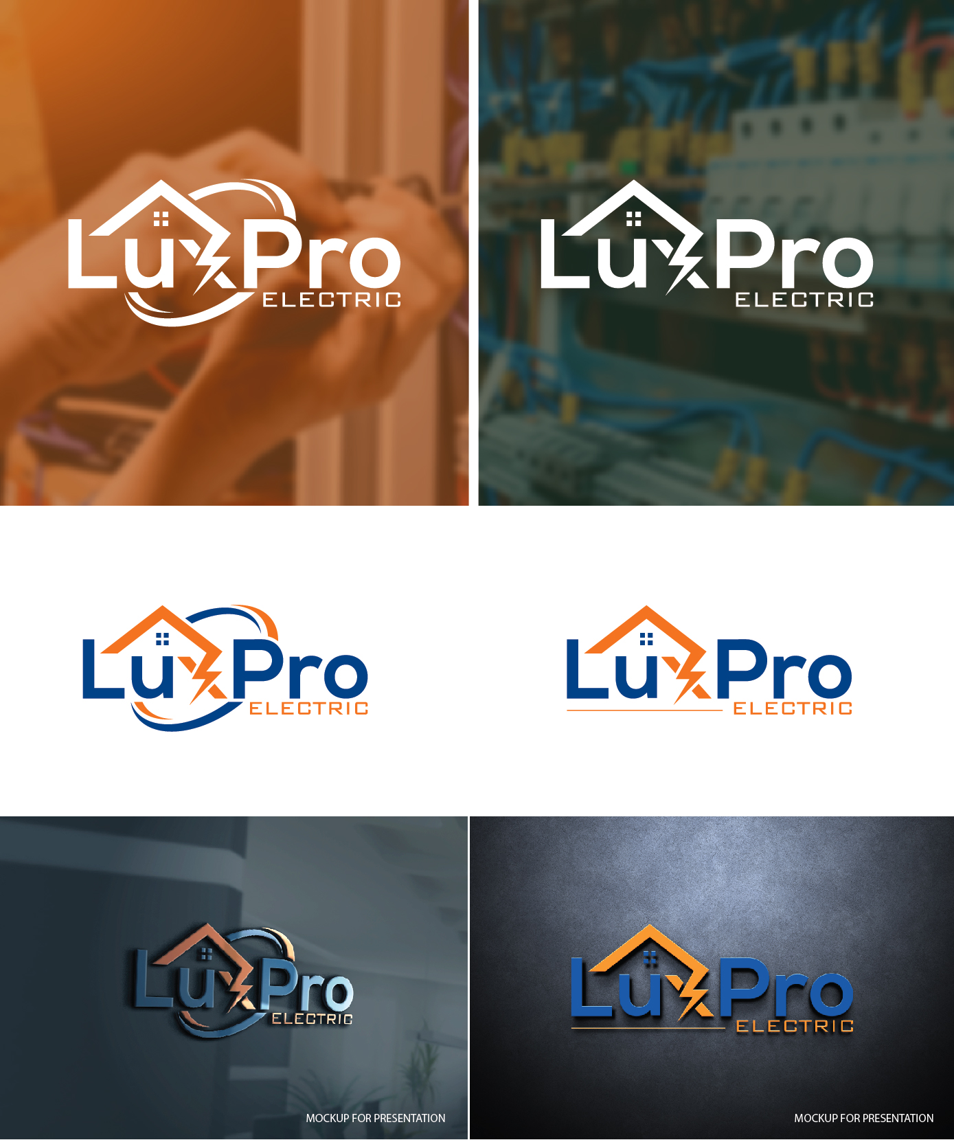 Logo-Design von AL-BARAKAH für LuxPro Electric | Design #30344824