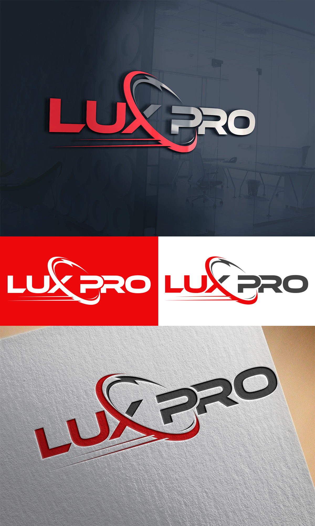 Logo Design by Imran_me for LuxPro Electric | Design #30364254