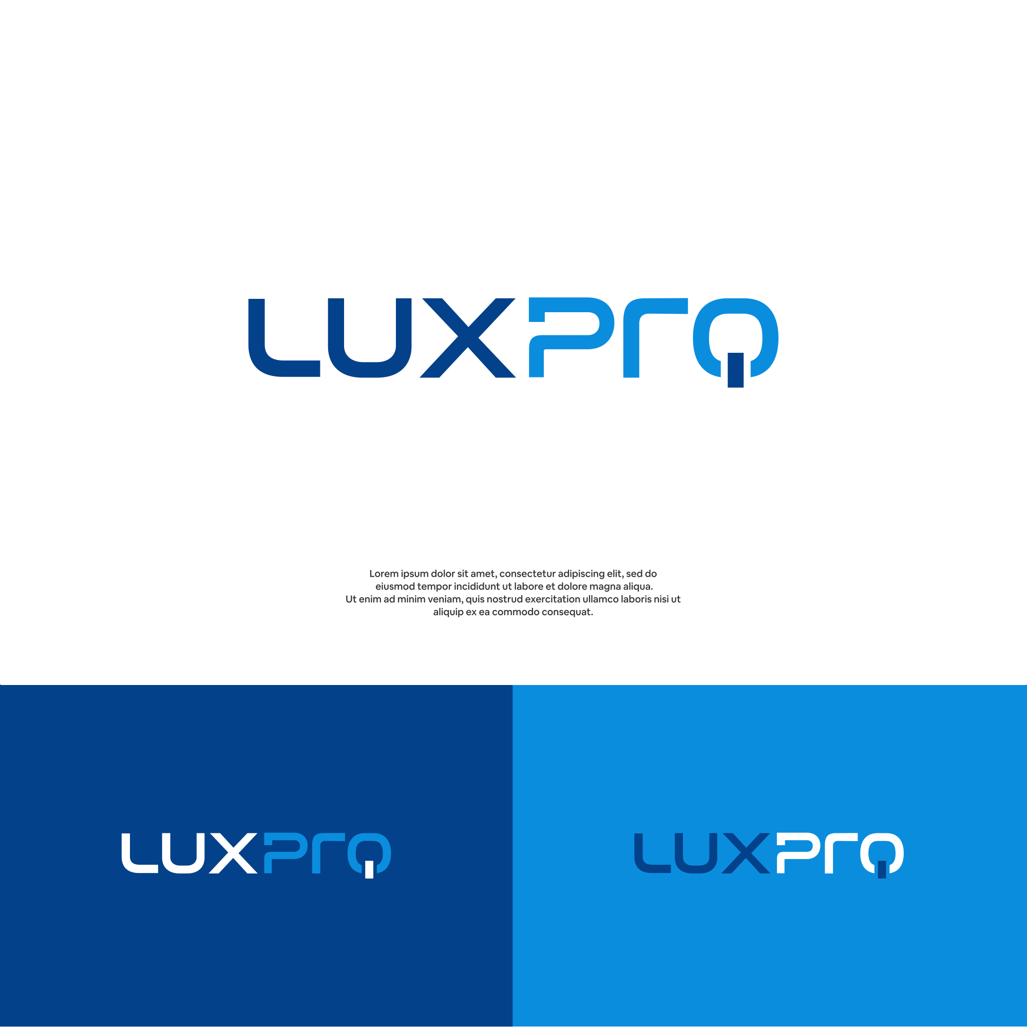 Logo-Design von DesignFirst für LuxPro Electric | Design #30345174