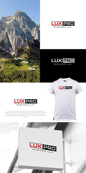 Logo Design by MX LogoArt for LuxPro Electric | Design: #30351245
