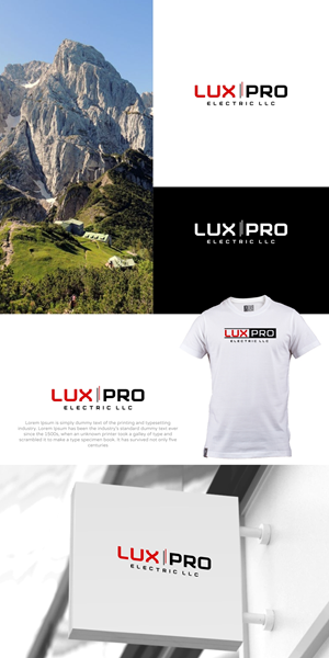 Logo Design by MX LogoArt for LuxPro Electric | Design: #30351246